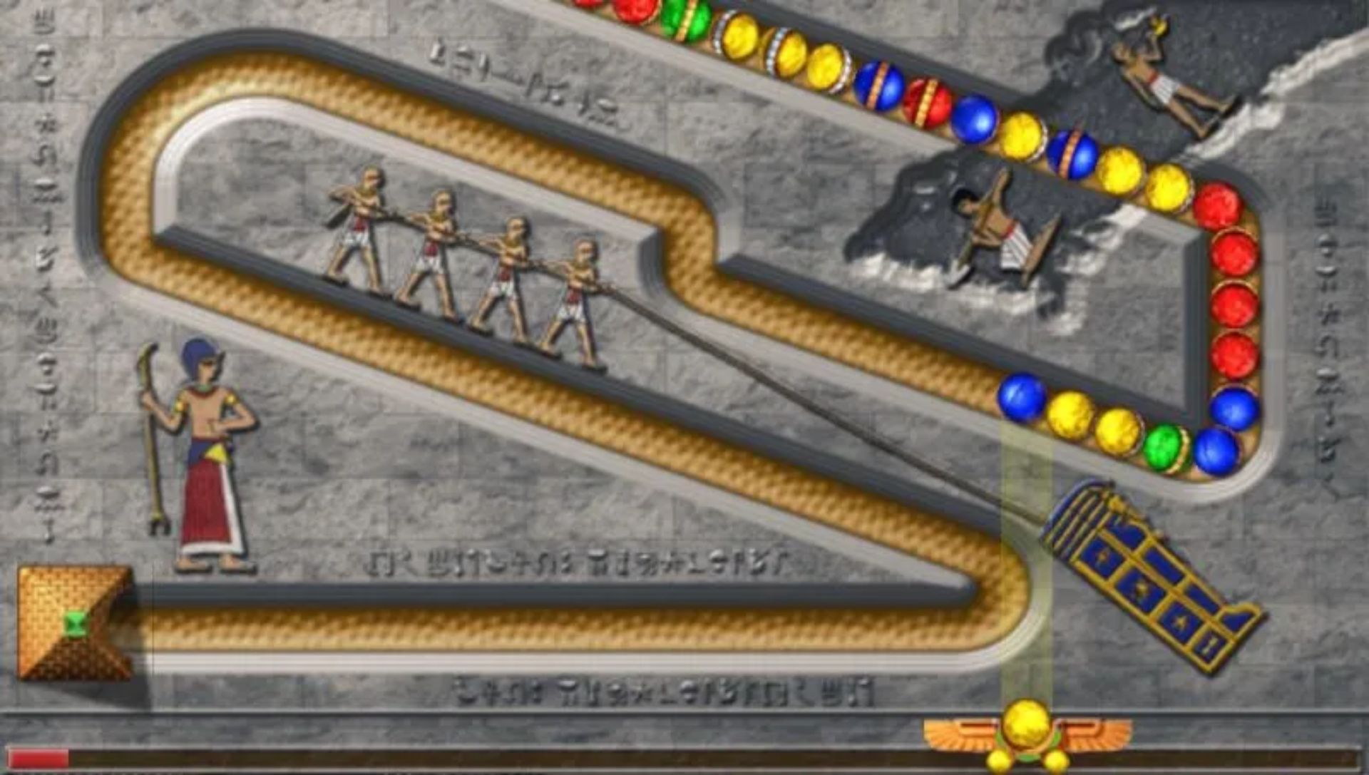 卢克索：金字塔祖玛PSP游戏截图第6张