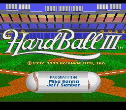 究极棒球3／硬派棒球3SFC游戏截图第1张