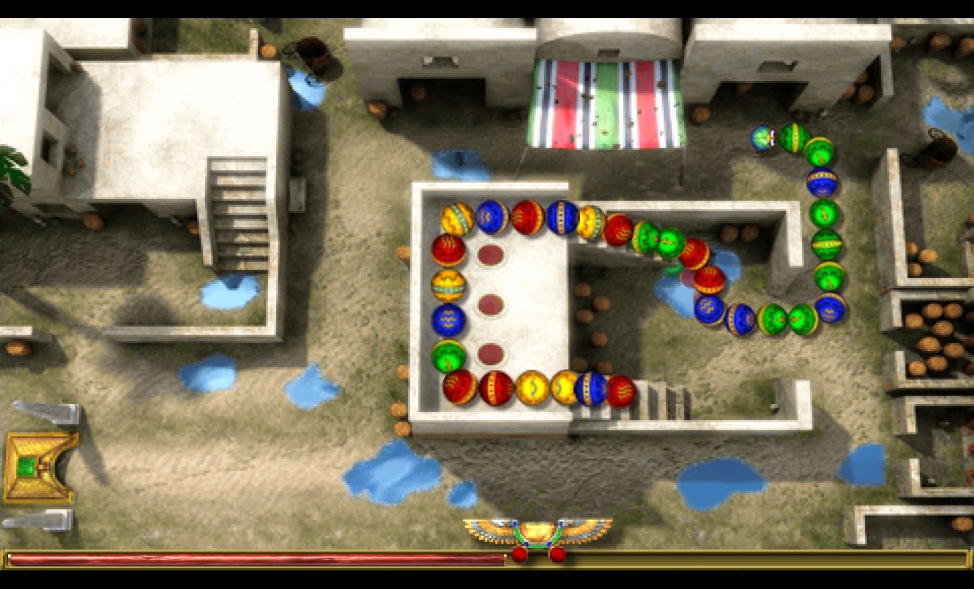 埃及祖玛：法老王的挑战PSP游戏截图第6张