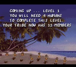 人类总动员／进化原始人SFC游戏截图第3张