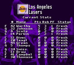 超级射篮／美国大学篮球／世界联盟篮球SFC游戏截图第17张