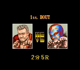 综合格斗技1：终极之战SFC游戏截图第4张
