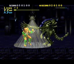 异形大战铁血战士SFC游戏截图第17张