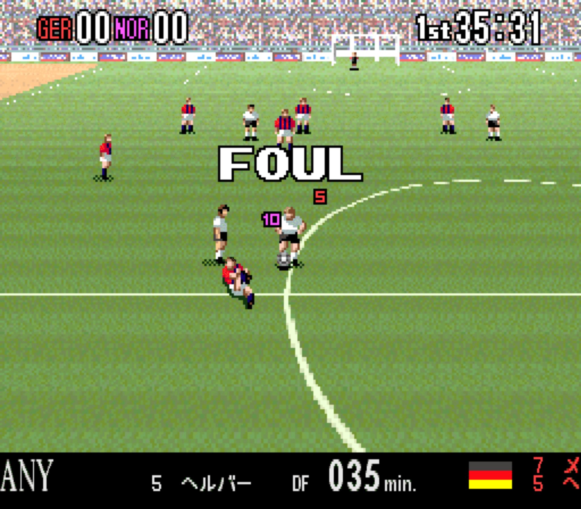 超统构足球94SFC游戏截图第17张