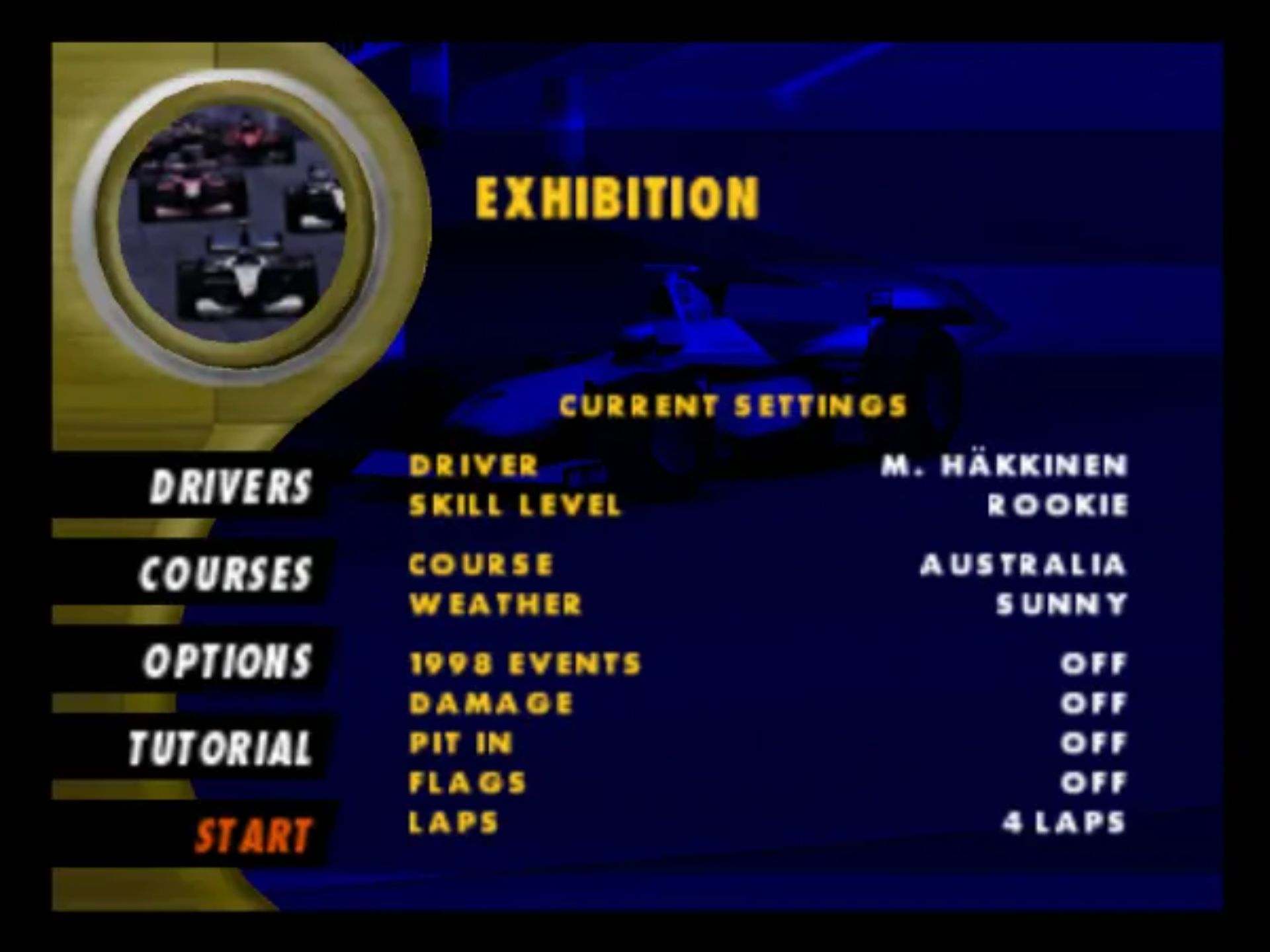 F1国际赛车大奖赛2N64游戏截图第3张