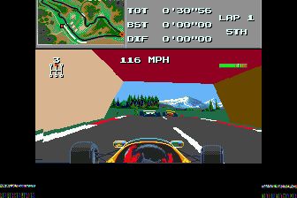 F1赛车MD游戏截图第8张