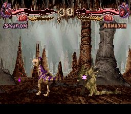 恐龙格斗／原始之怒SFC游戏截图第11张