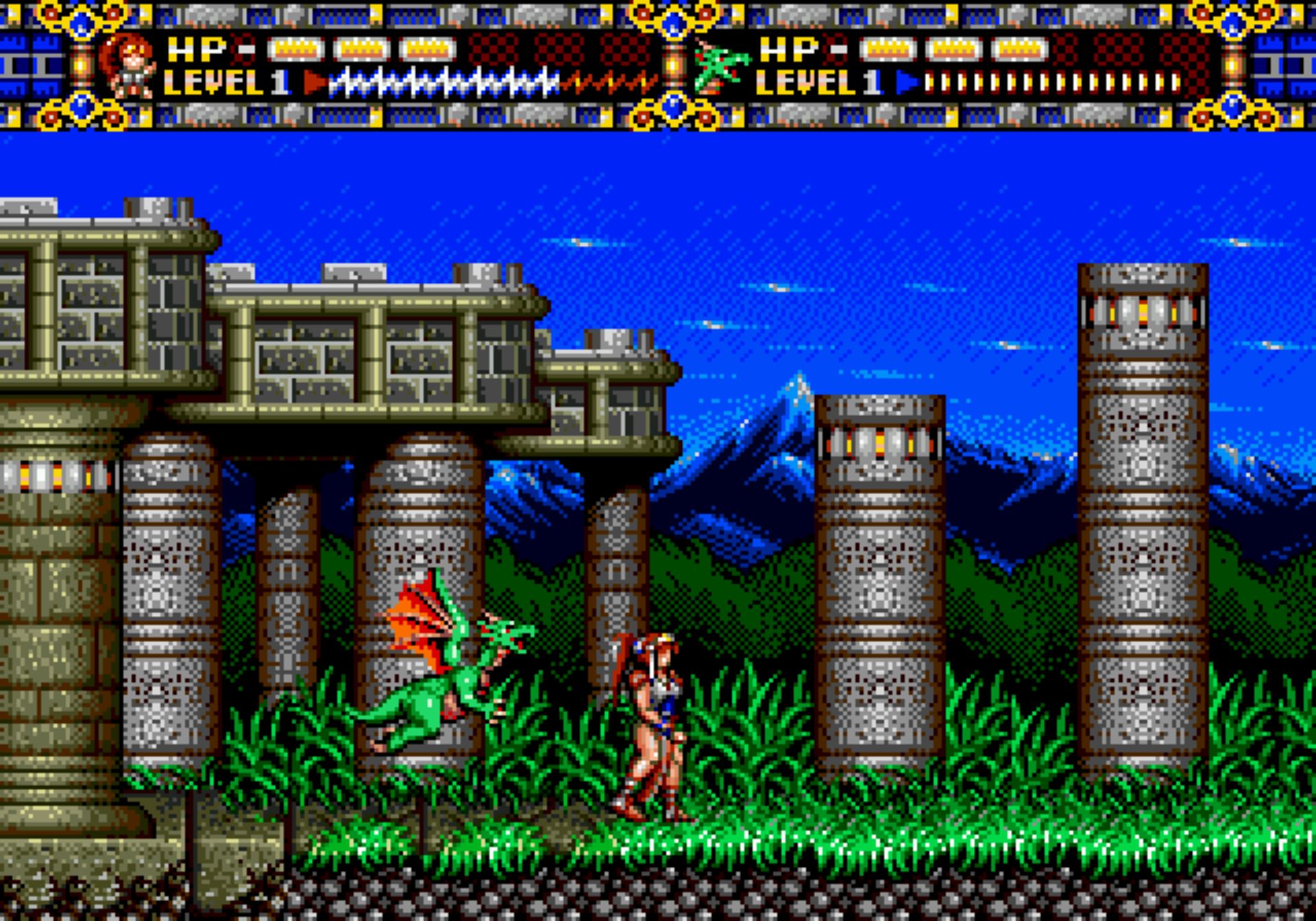 龙少女战士：艾莉西亚MD游戏截图第6张