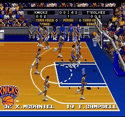 特库摩超级NBA篮球SFC游戏截图第15张