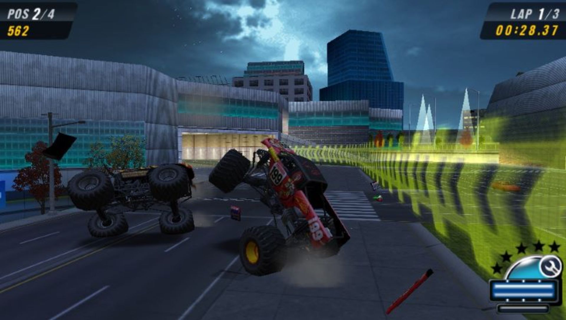 怪物卡车：城市乱斗PSP游戏截图第15张