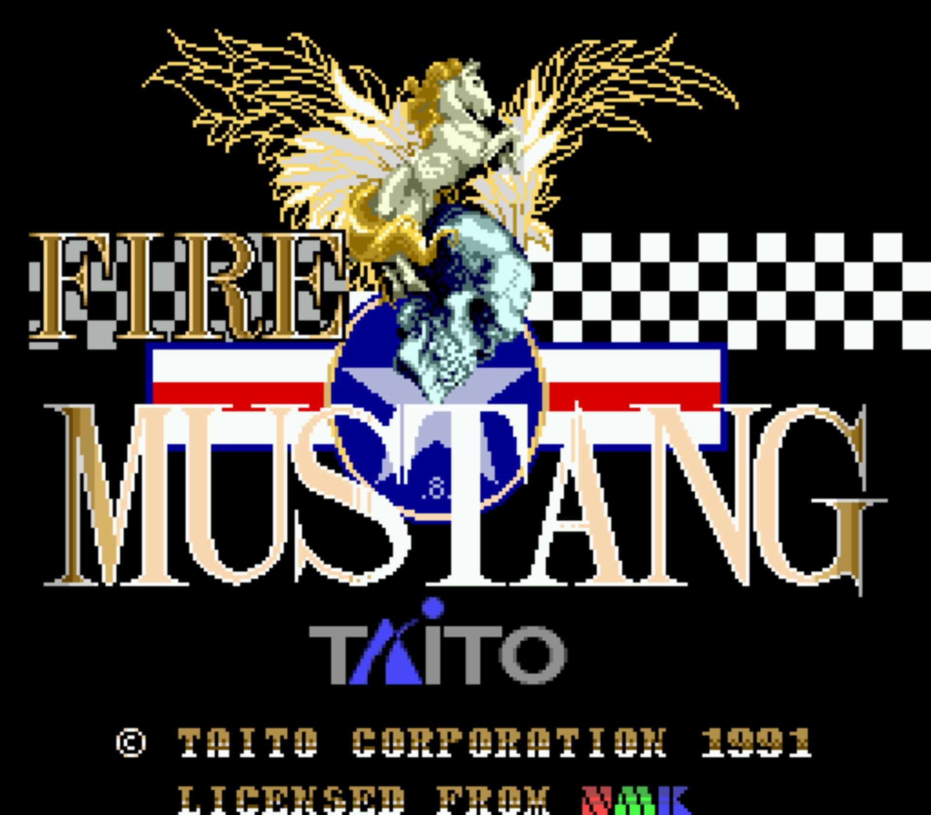 野马战机／超级军刀MD游戏截图第2张