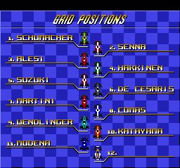 尼格尔曼塞尔F1挑战SFC游戏截图第13张