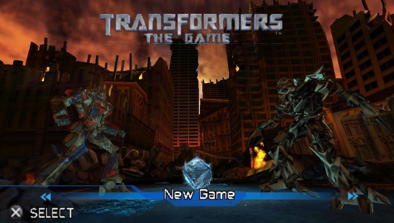 变形金刚PSP游戏截图第1张