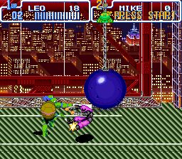 忍者神龟4：时空神龟SFC游戏截图第15张