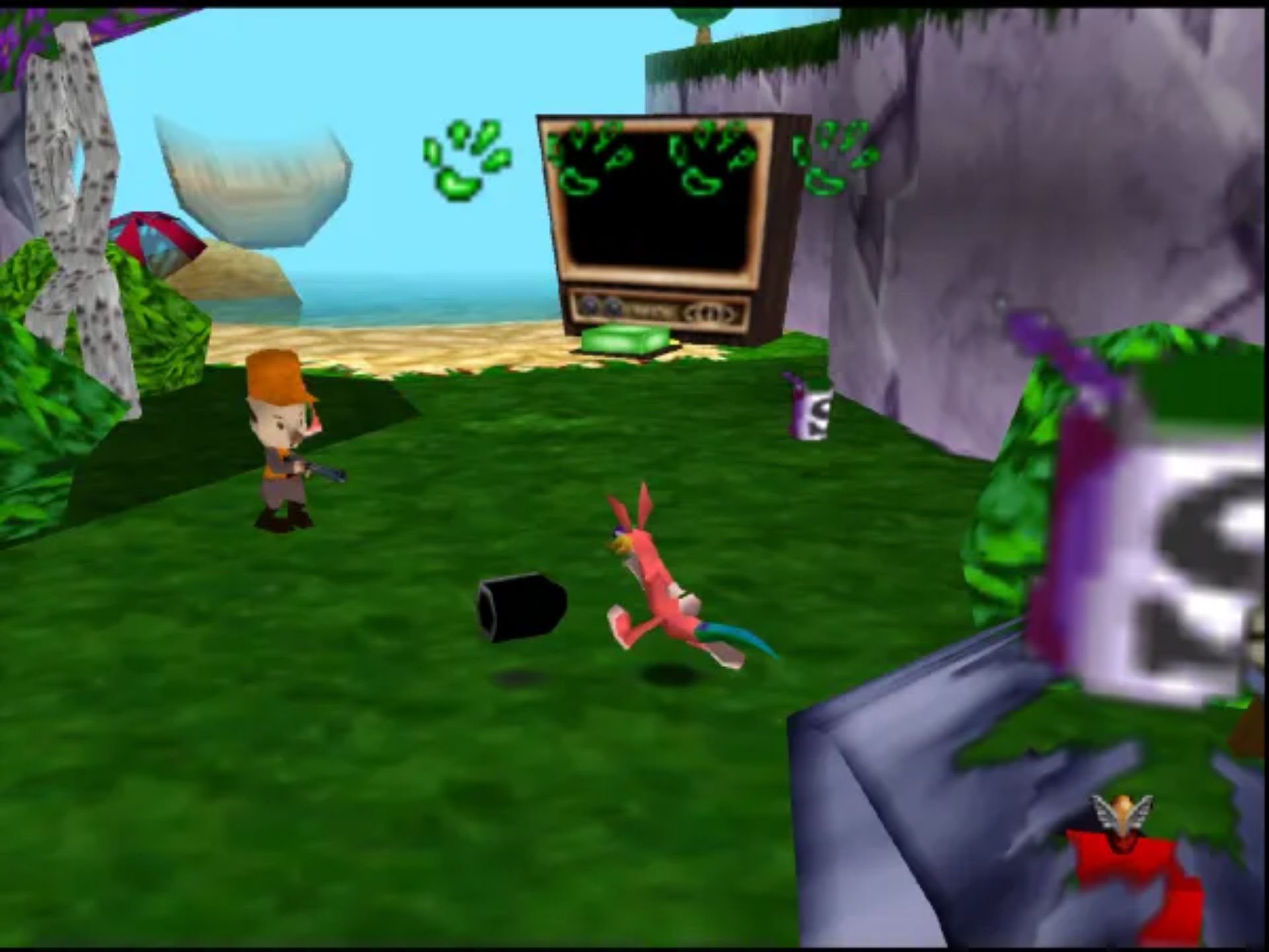 壁虎杰克斯64 (Gex 64 – Enter the Gecko)N64游戏截图第16张