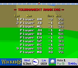 魔鬼球场高尔夫SFC游戏截图第13张