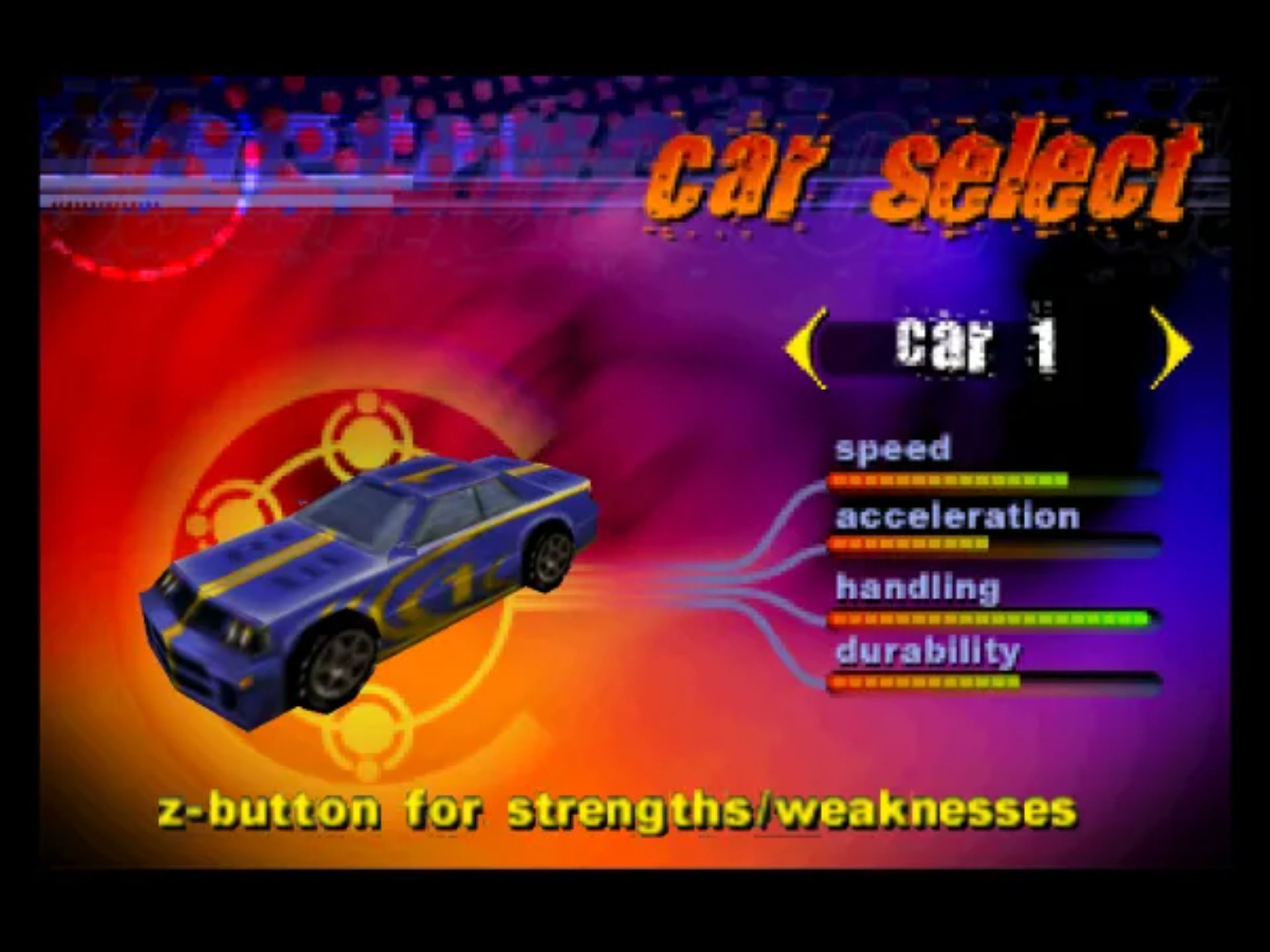 德比破坏赛车64N64游戏截图第3张