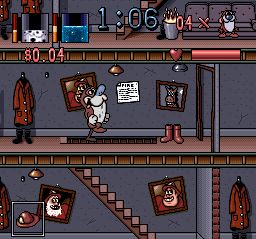 雷恩与史地皮：消防犬SFC游戏截图第14张