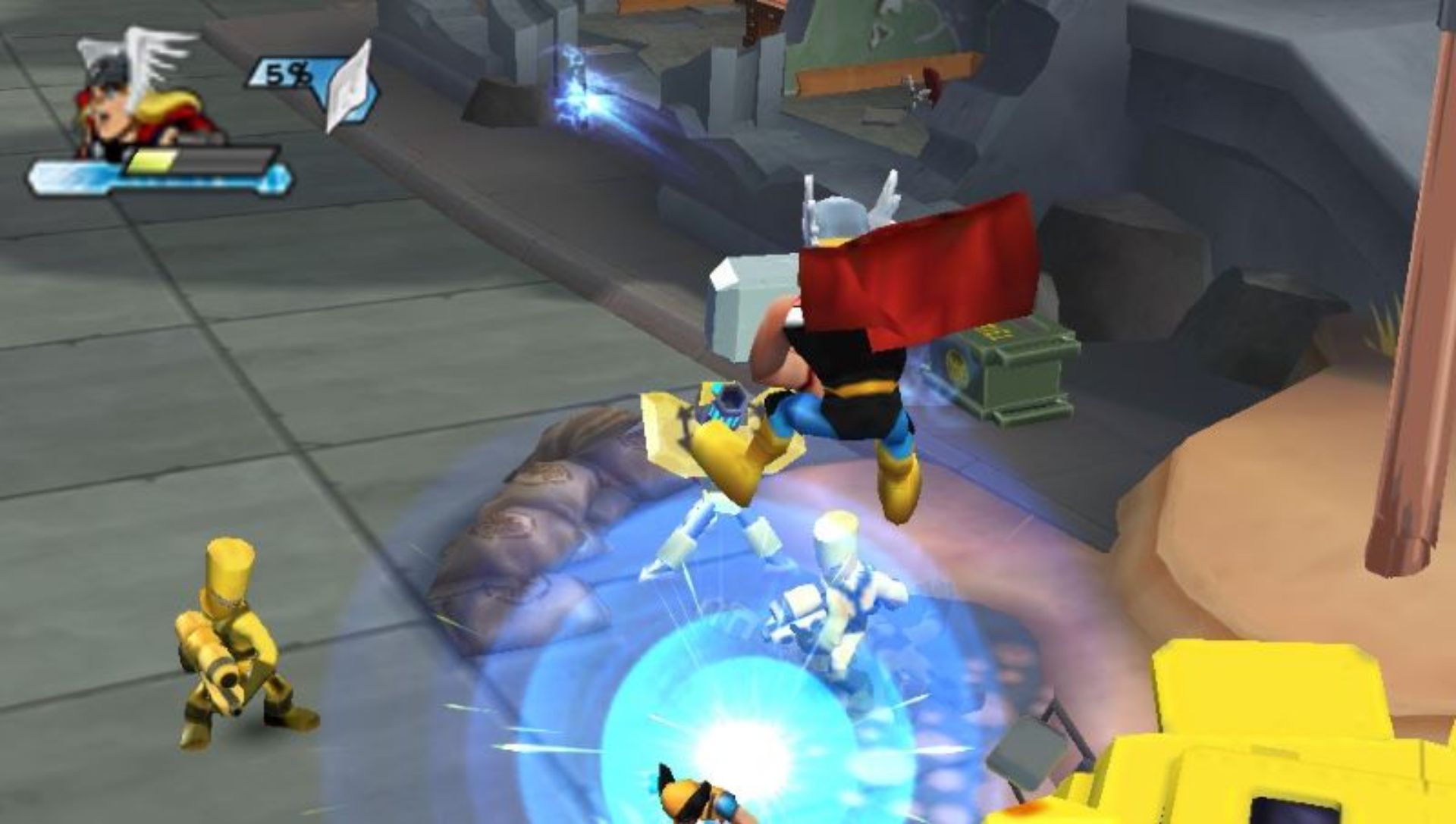 漫威超级英雄战队PSP游戏截图第6张