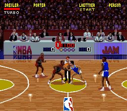 劲爆NBA嘉年华SFC游戏截图第5张