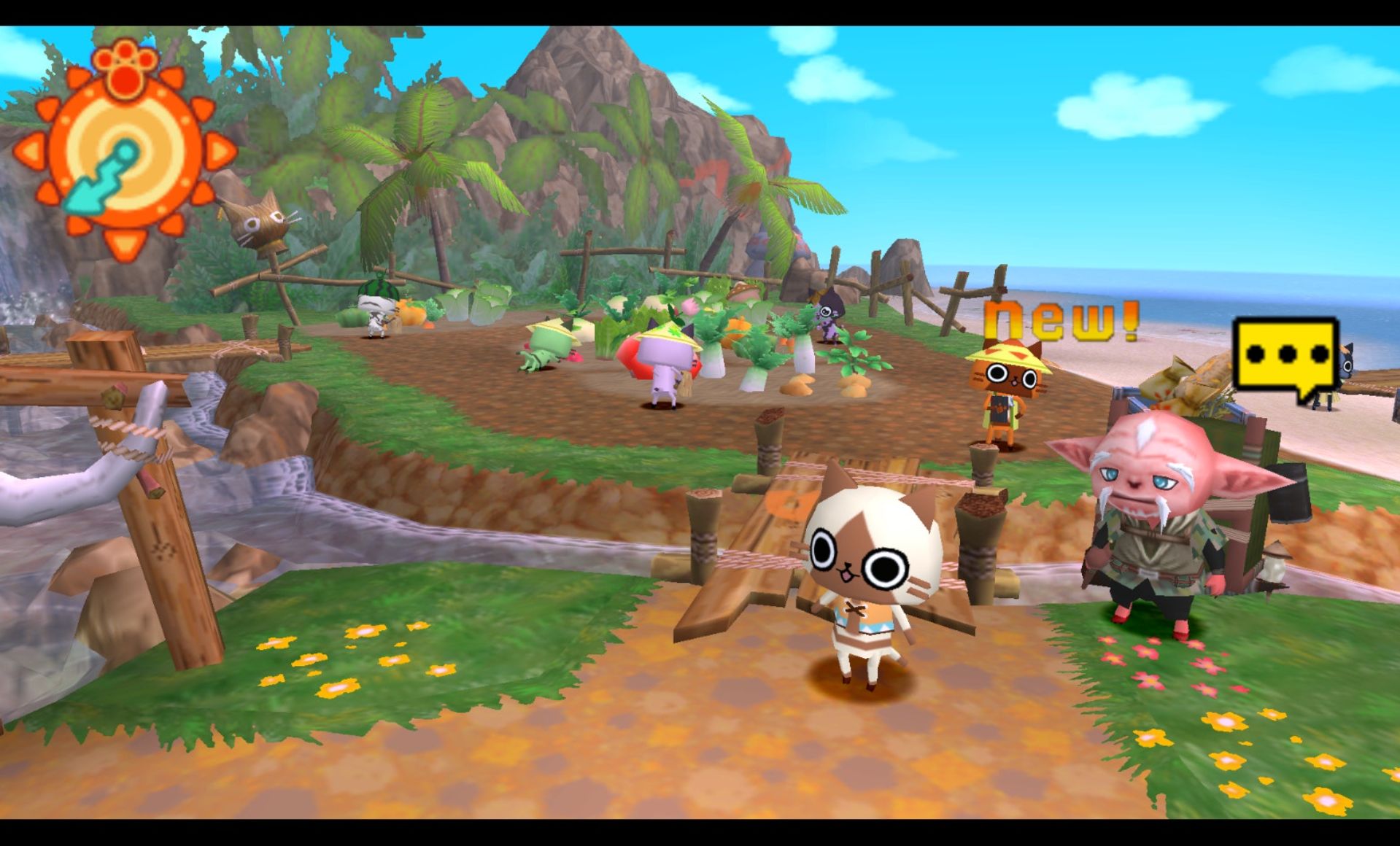 怪物猎人日记：暖洋洋的猫猫村GPSP游戏截图第16张