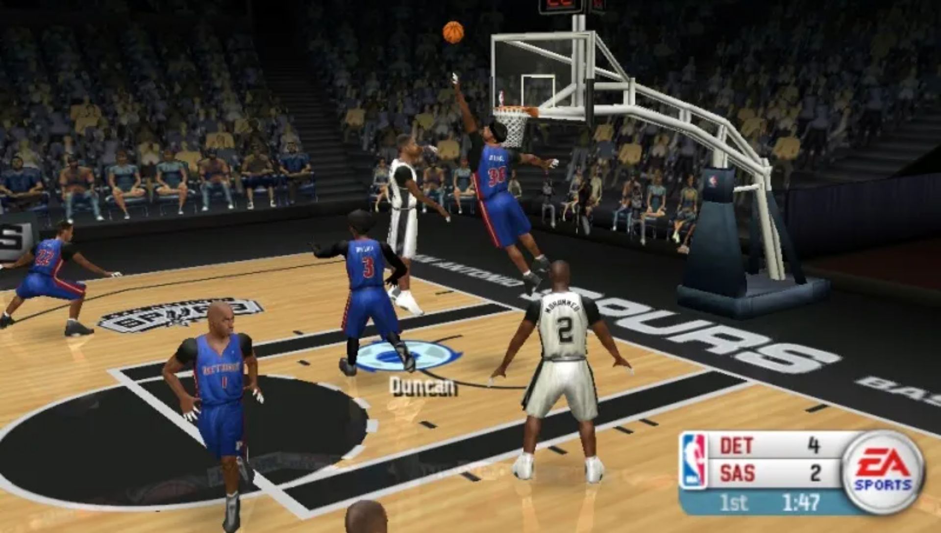 NBA实况06PSP游戏截图第12张