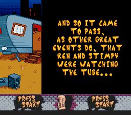 雷恩与史地皮：时间扭曲SFC游戏截图第3张