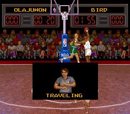 NBA全美明星挑战赛SFC游戏截图第8张