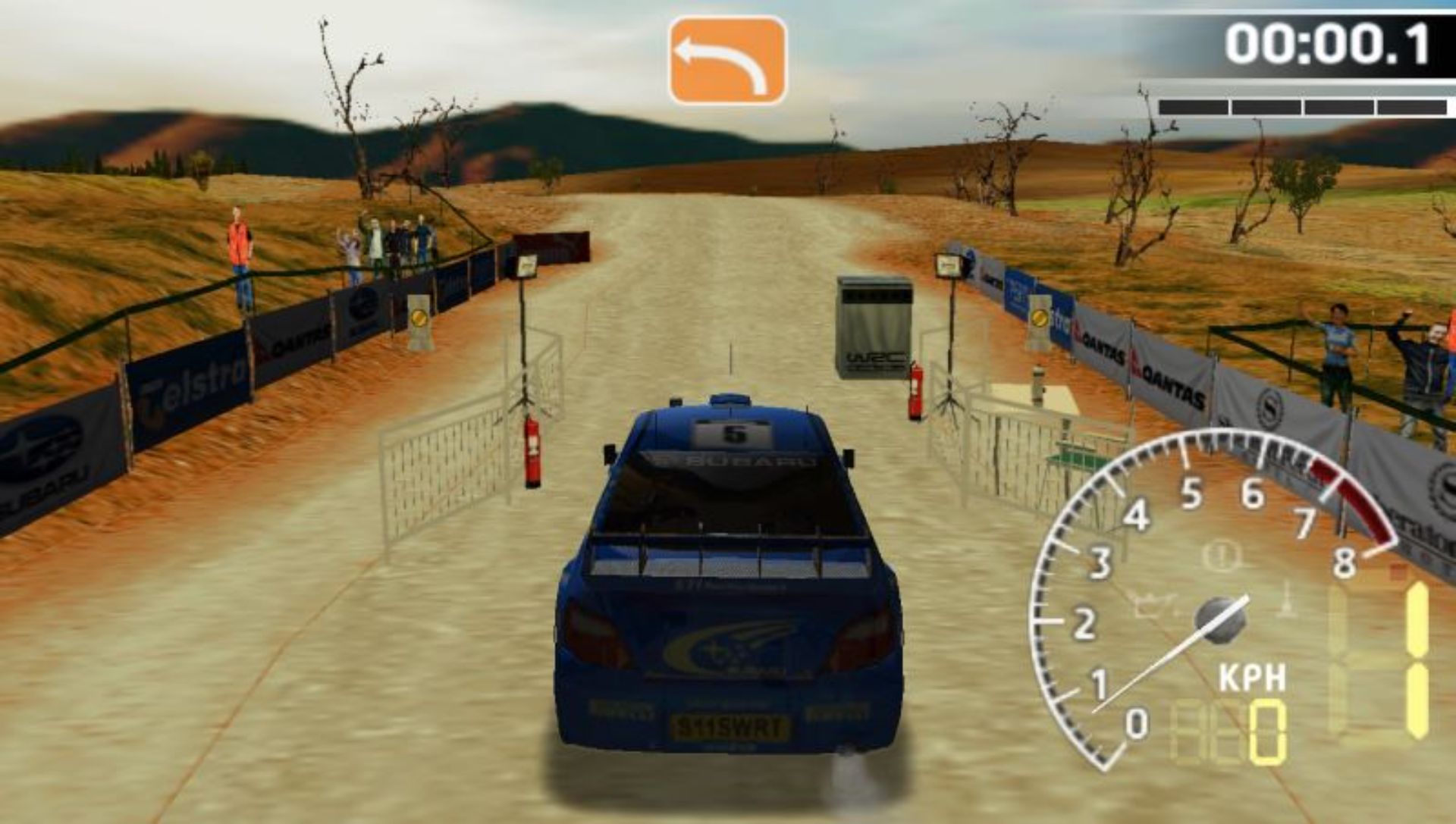 世界拉力锦标赛PSP游戏截图第3张