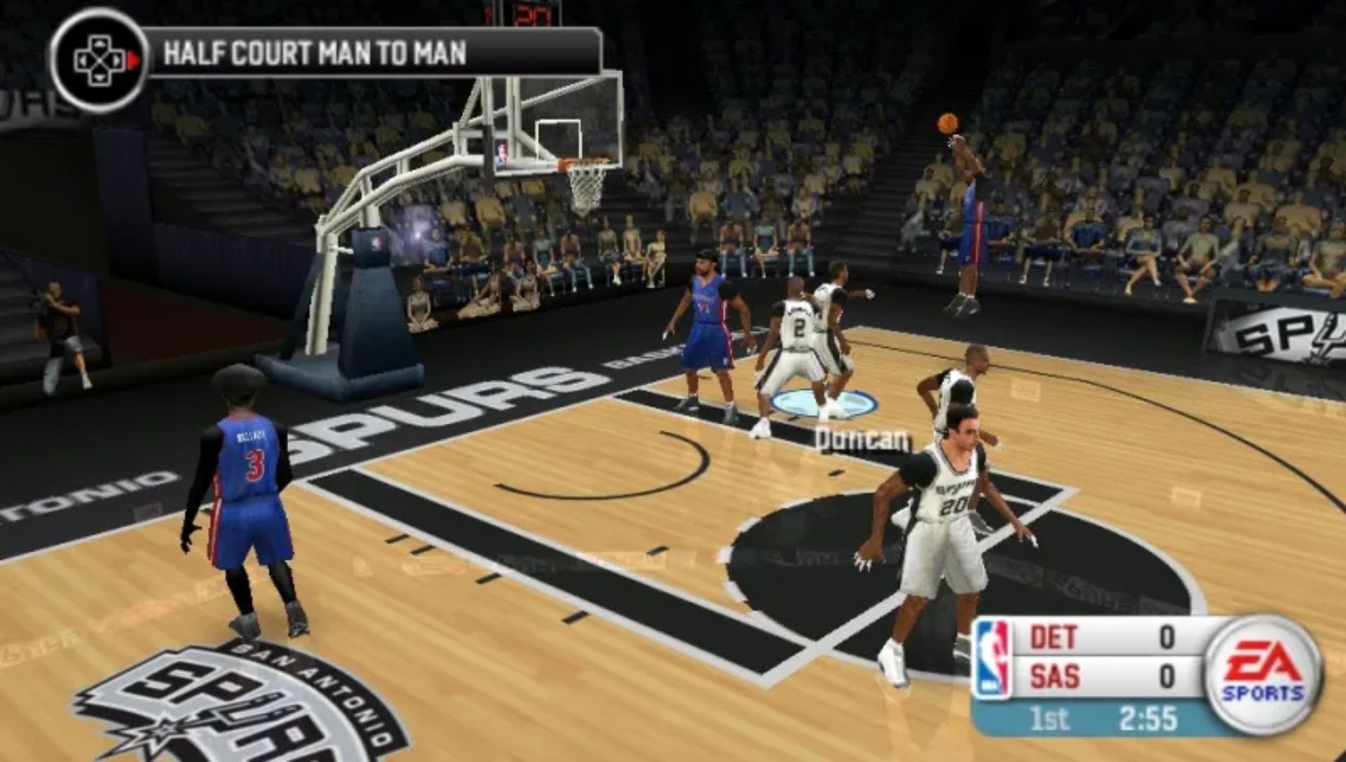 NBA实况06PSP游戏截图第7张