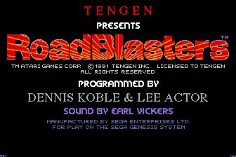 爆裂赛车／火爆公路赛车MD游戏截图第2张