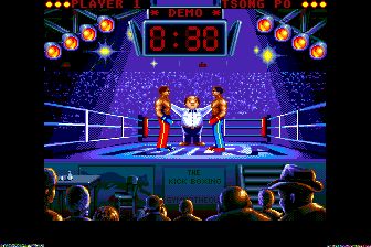 强中强：踢拳锦标赛／自由搏击：强中强MD游戏截图第2张