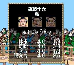 大相扑魂SFC游戏截图第3张