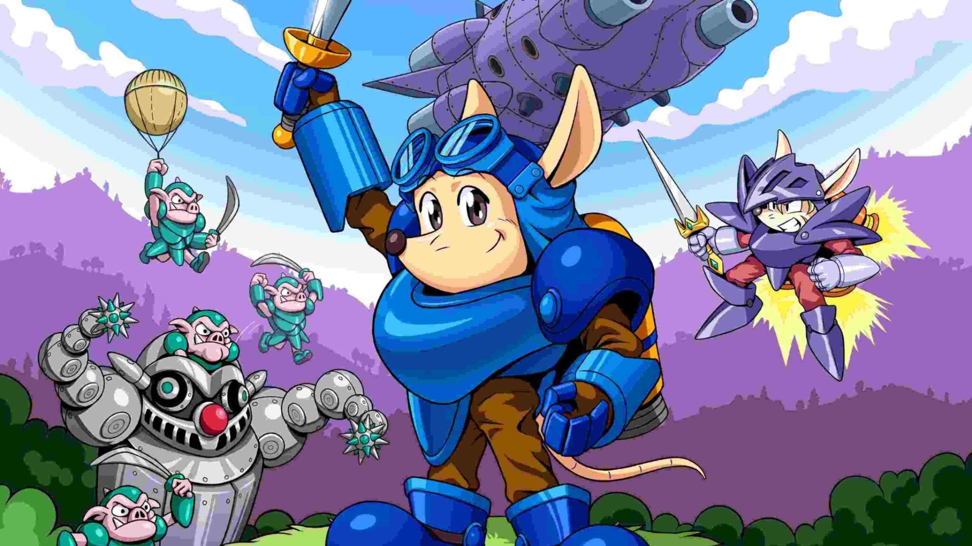 火箭骑士历险记／火箭骑士大冒险MD游戏截图第5张