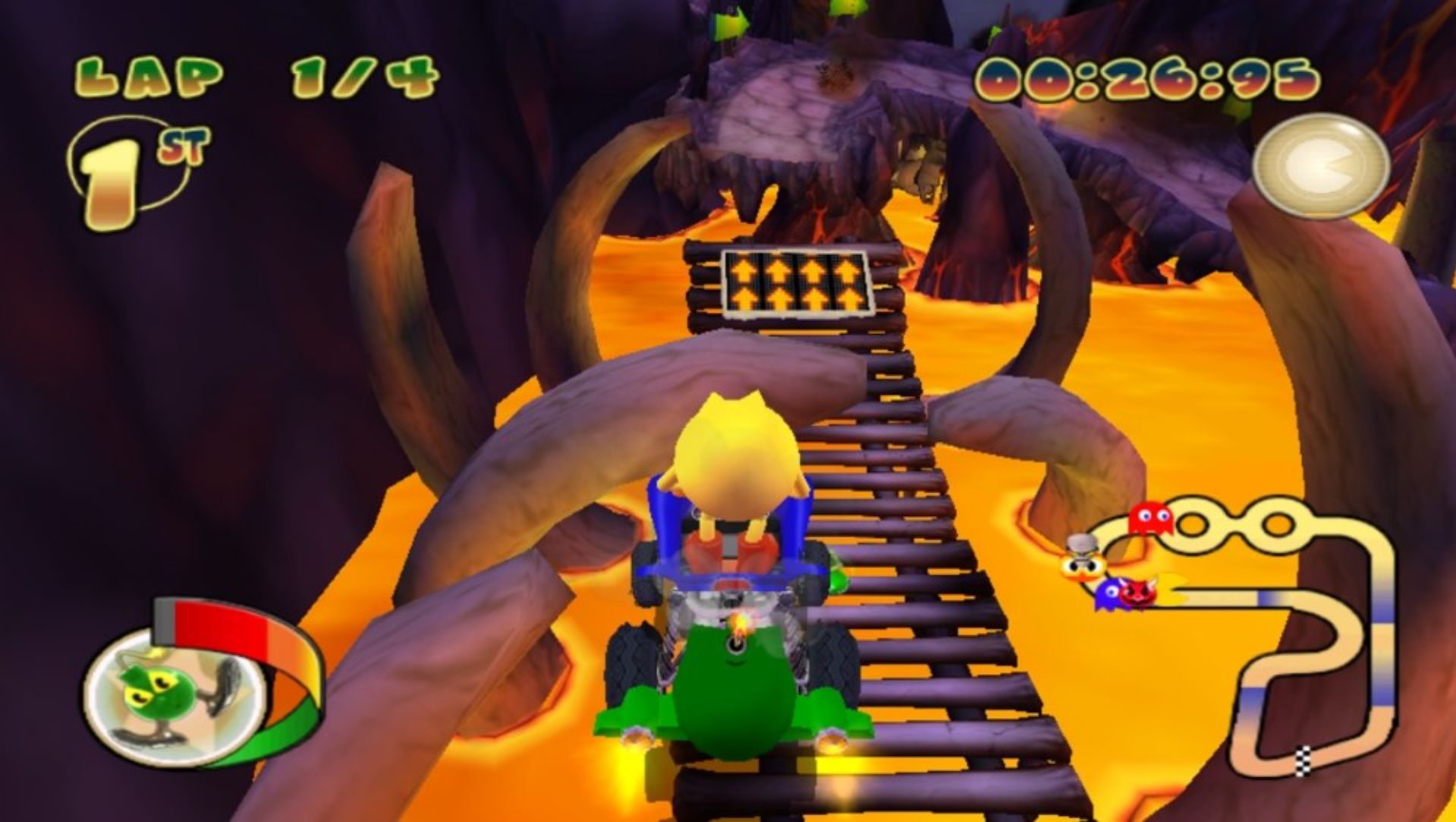 吃豆人：世界拉力PSP游戏截图第9张