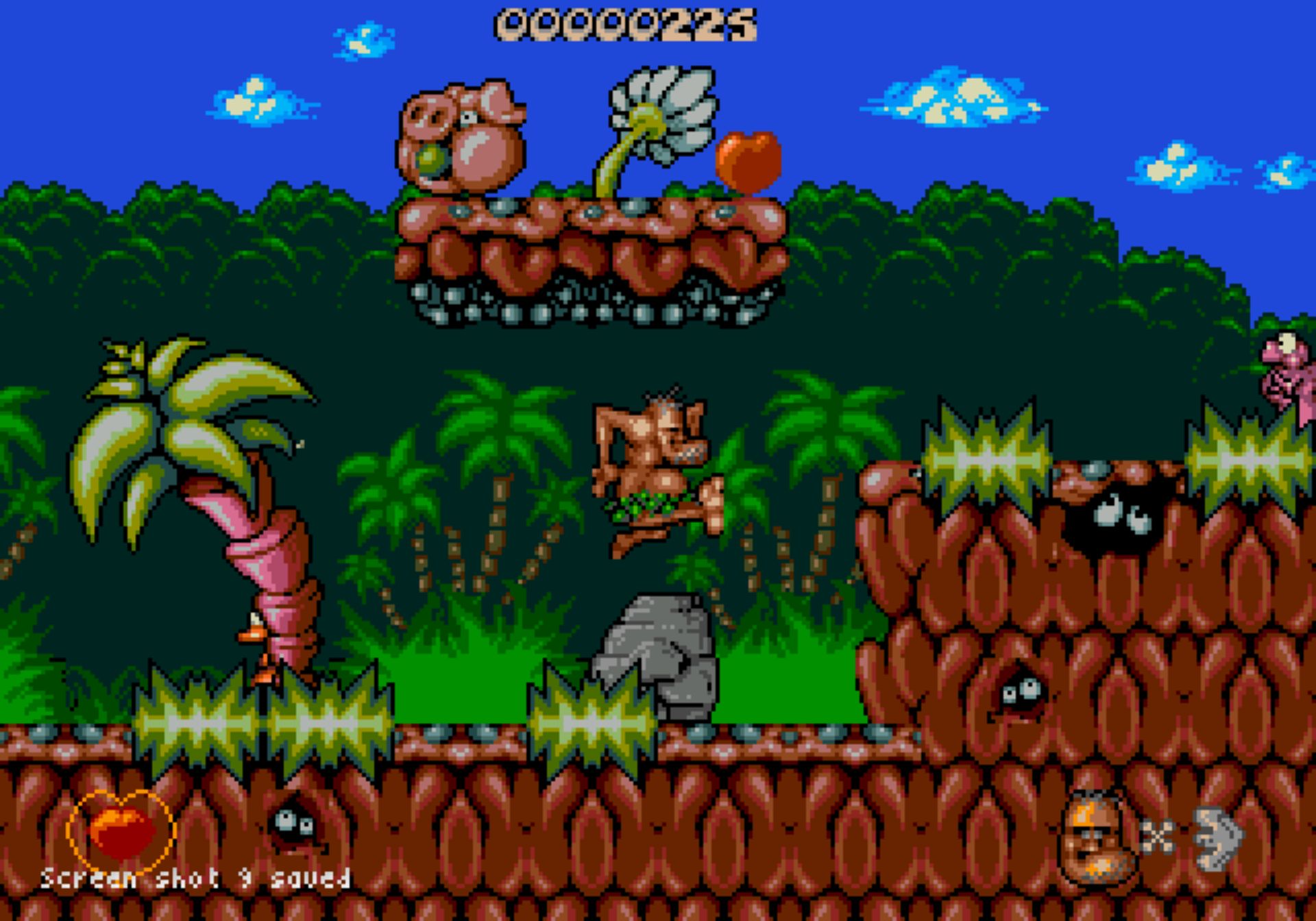 呆呆原始人1MD游戏截图第6张