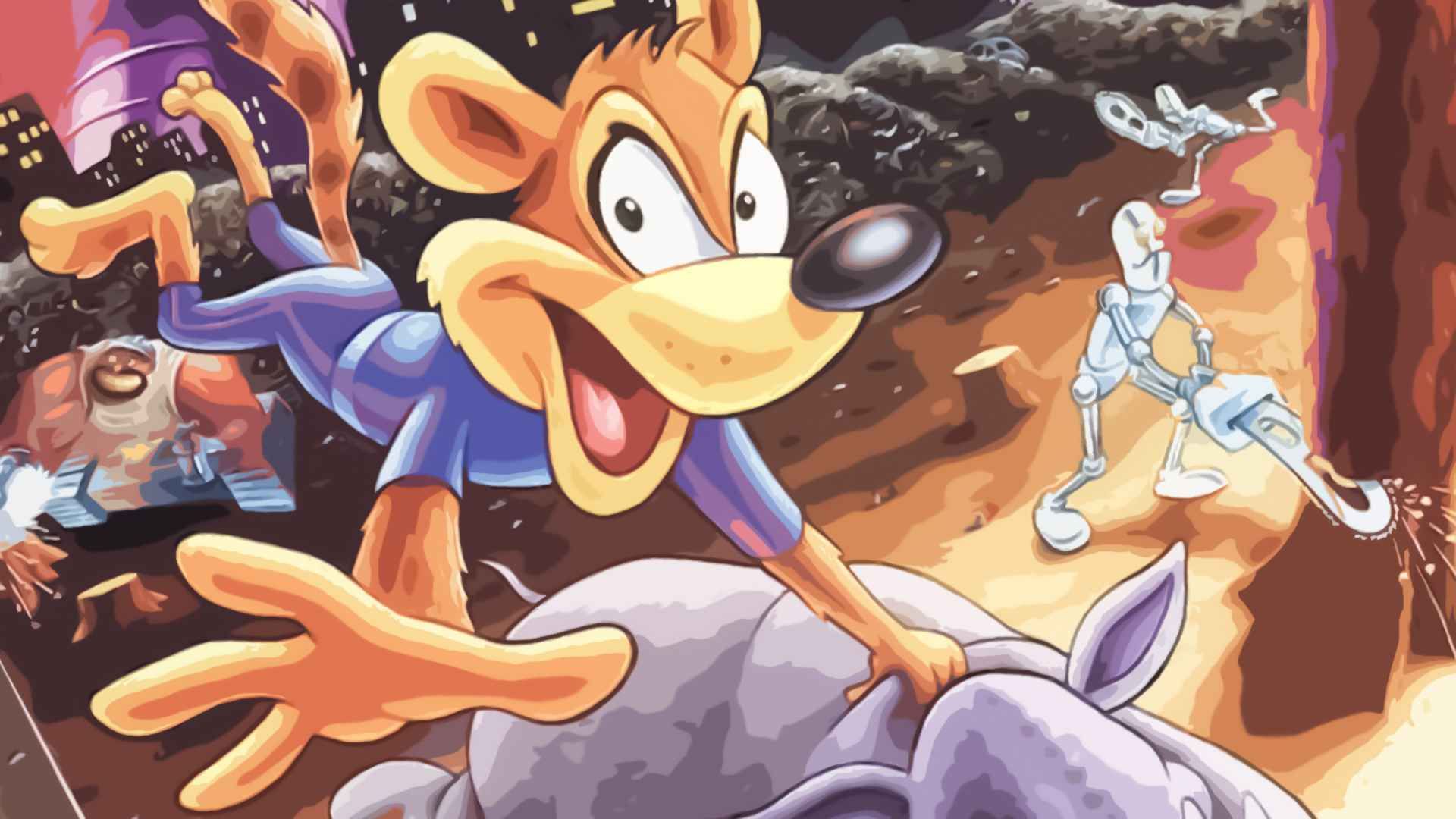 威猛鼠大战马奇诺博士MD游戏截图第1张