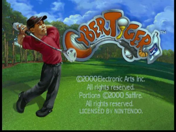 泰格伍兹高尔夫N64游戏截图第1张