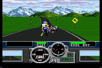 暴力摩托1MD游戏截图第4张