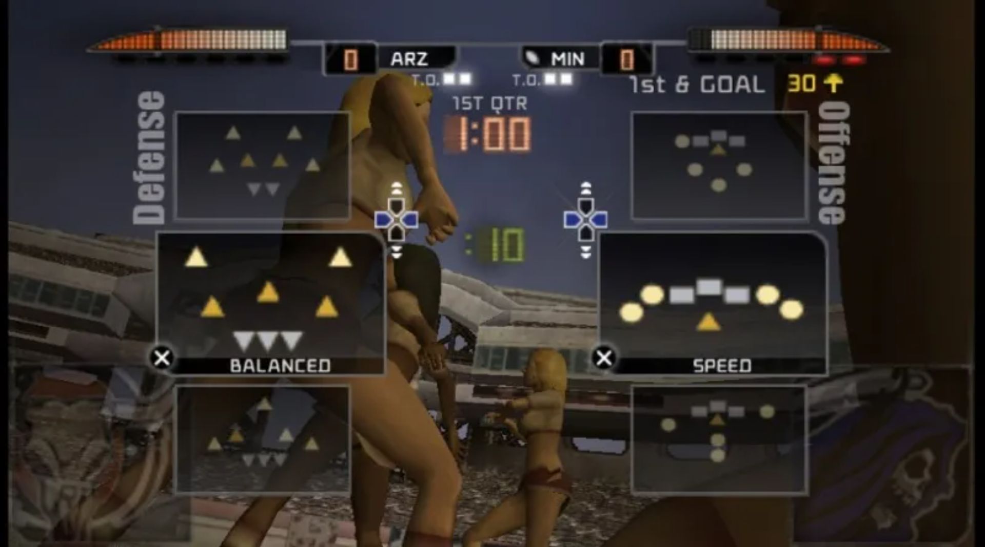 暴力橄榄球PSP游戏截图第5张