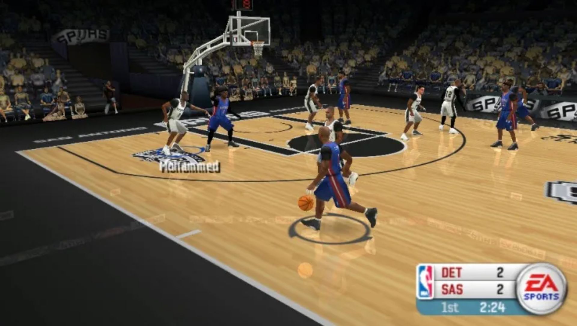 NBA实况06PSP游戏截图第9张