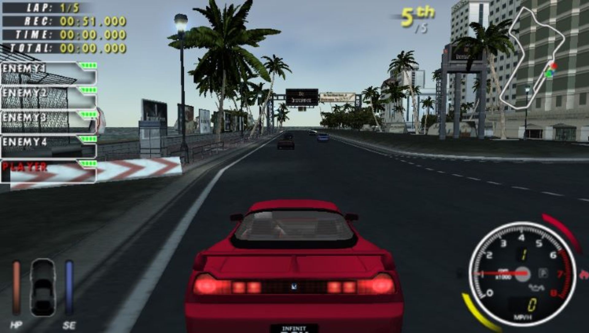 DT街头暴力赛车PSP游戏截图第6张