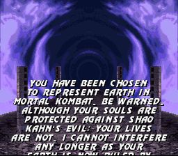 终极真人快打3(Ultimate Mortal Kombat 3)SFC游戏截图第5张