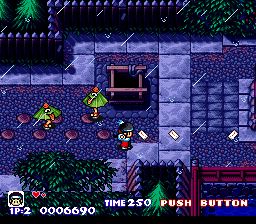 奇奇怪界1：谜之黑斗篷SFC游戏截图第14张