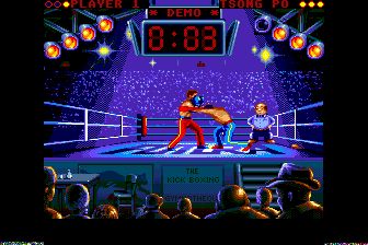 强中强：踢拳锦标赛／自由搏击：强中强MD游戏截图第5张