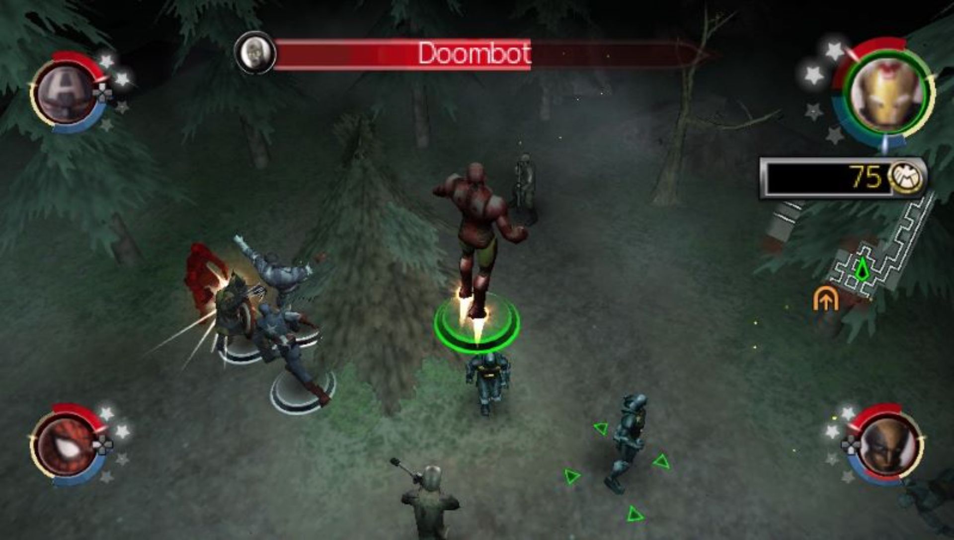 漫画英雄：终极联盟2PSP游戏截图第14张