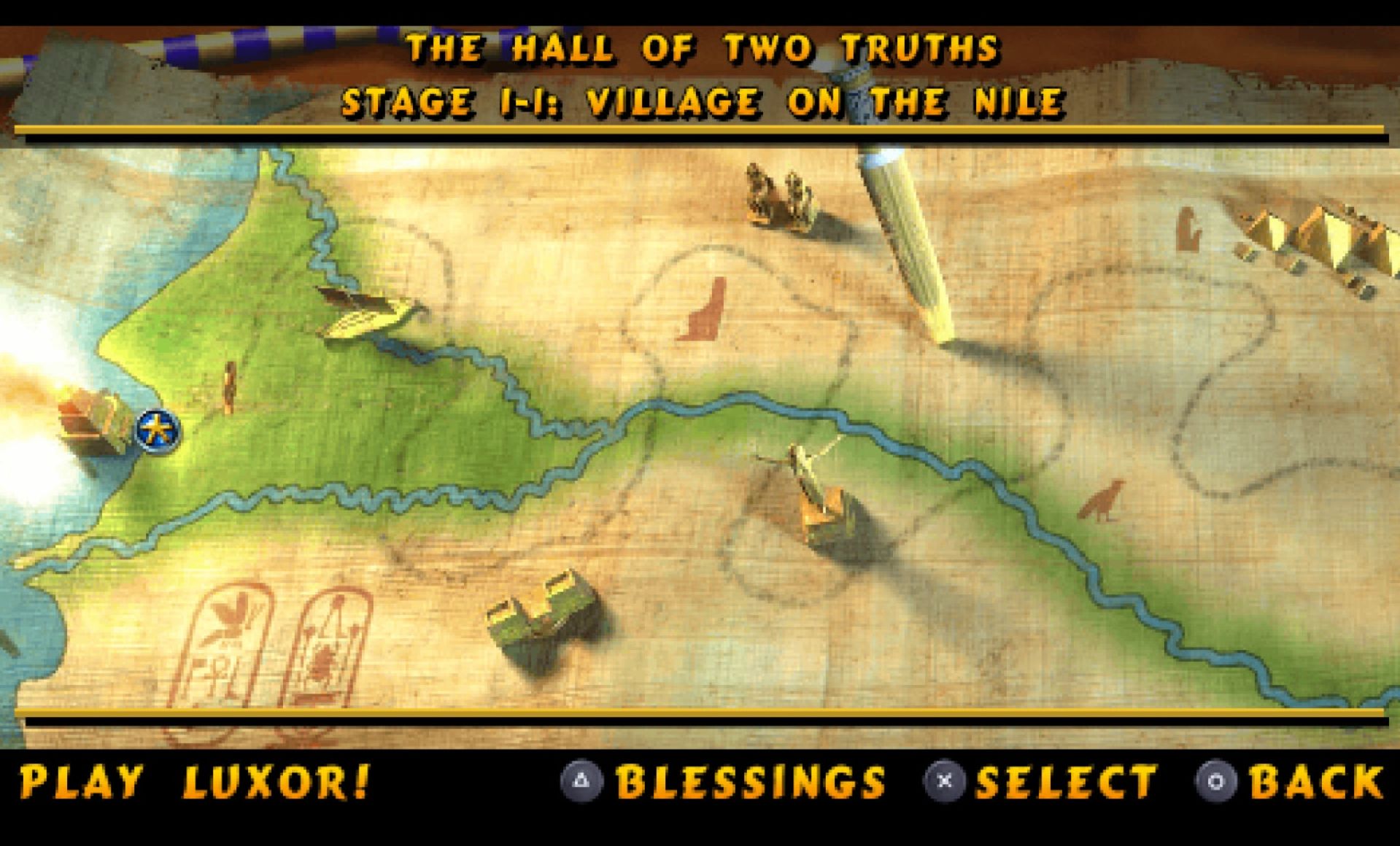 埃及祖玛：法老王的挑战PSP游戏截图第3张