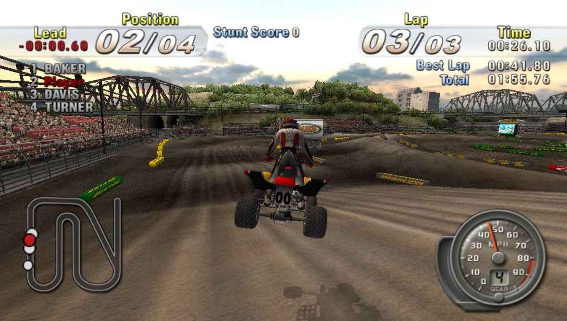 沙滩机车赛／ATV越野机车大赛PSP游戏截图第9张