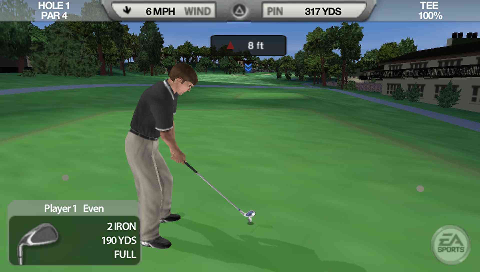 泰格伍兹高尔夫球巡回赛PSP游戏截图第6张