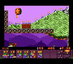 旅鼠总动员2／百战小旅鼠2SFC游戏截图第6张